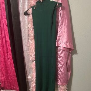 Double Zero Forest Green Maxi Dress